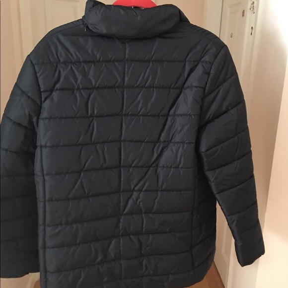 Black polyester coat - Picture 3 of 8